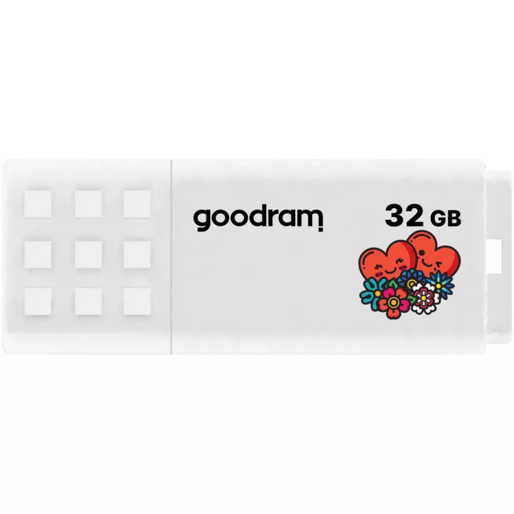 USB флеш накопитель Goodram 32GB UME2 Valentine White USB 2.0 (UME2-0320W0R11-V)