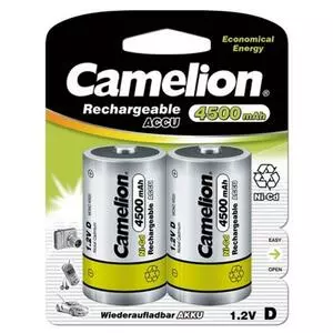 Аккумулятор Camelion D 4500mAh Ni-Cd * 2 R20-2BL (NC-D4500BP2)