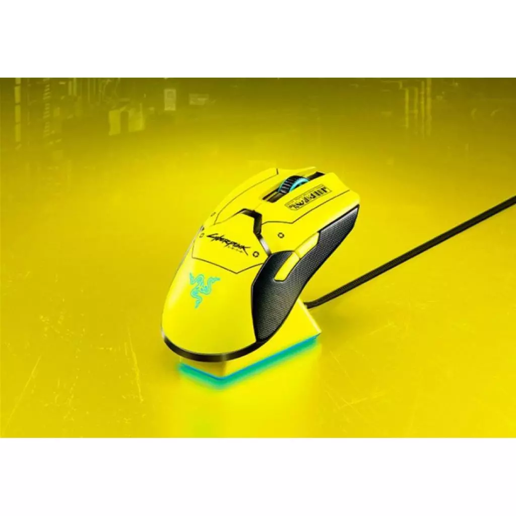 Мышка Razer Viper Ultimate Wireless Mouse Dock Cyberpunk 2077 Edition (RZ01-03050500-R3M1) - 10 Мышка Razer Viper Ultimate Wireless Mouse Dock Cyberpunk 2077 Edition (RZ01-03050500-R3M1) - 10