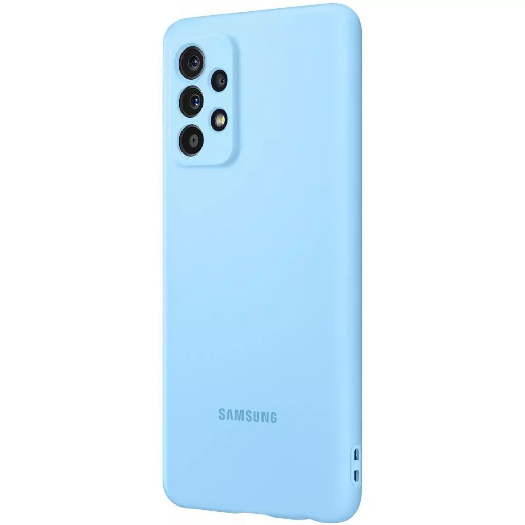 Чехол для моб. телефона Samsung SAMSUNG Galaxy A52/A525 Silicone Cover Blue (EF-PA525TLEGRU) - 4 Чехол для моб. телефона Samsung SAMSUNG Galaxy A52/A525 Silicone Cover Blue (EF-PA525TLEGRU) - 4