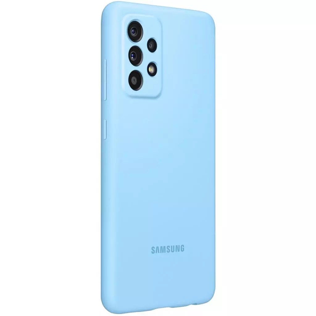 Чехол для моб. телефона Samsung SAMSUNG Galaxy A52/A525 Silicone Cover Blue (EF-PA525TLEGRU) - 5 Чехол для моб. телефона Samsung SAMSUNG Galaxy A52/A525 Silicone Cover Blue (EF-PA525TLEGRU) - 5
