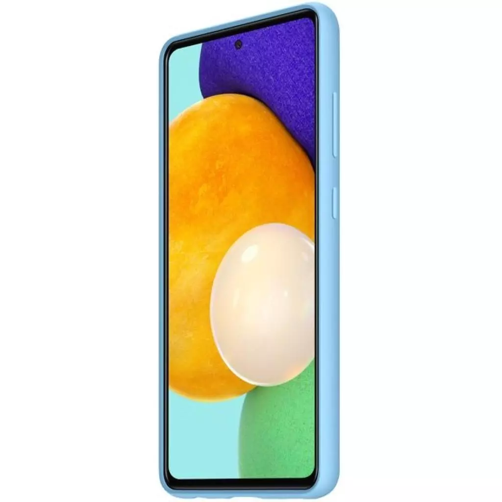 Чехол для моб. телефона Samsung SAMSUNG Galaxy A52/A525 Silicone Cover Blue (EF-PA525TLEGRU) - 6 Чехол для моб. телефона Samsung SAMSUNG Galaxy A52/A525 Silicone Cover Blue (EF-PA525TLEGRU) - 6