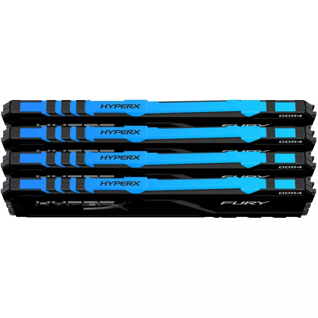 Модуль памяти для компьютера DDR4 128GB (4x32GB) 3600 MHz HyperX Fury RGB Kingston Fury (ex.HyperX) (HX436C18FB3AK4/128) - 2 Модуль памяти для компьютера DDR4 128GB (4x32GB) 3600 MHz HyperX Fury RGB Kingston Fury (ex.HyperX) (HX436C18FB3AK4/128) - 2
