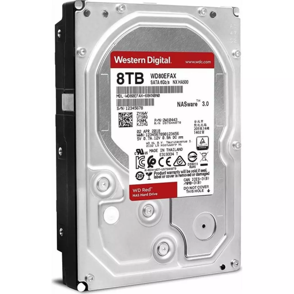 Жесткий диск 3.5" 8TB WD (WD80EFBX) - 1 Жесткий диск 3.5" 8TB WD (WD80EFBX) - 1