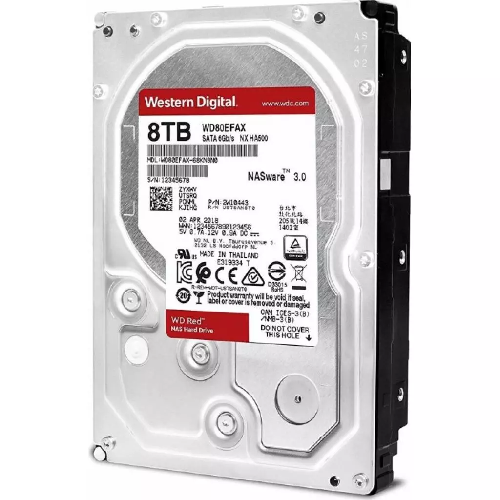 Жесткий диск 3.5" 8TB WD (WD80EFBX) - 3 Жесткий диск 3.5" 8TB WD (WD80EFBX) - 3