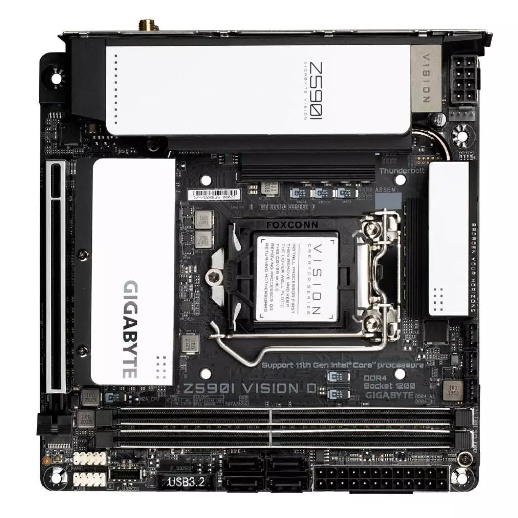 Материнская плата GIGABYTE Z590I VISION D - 1
