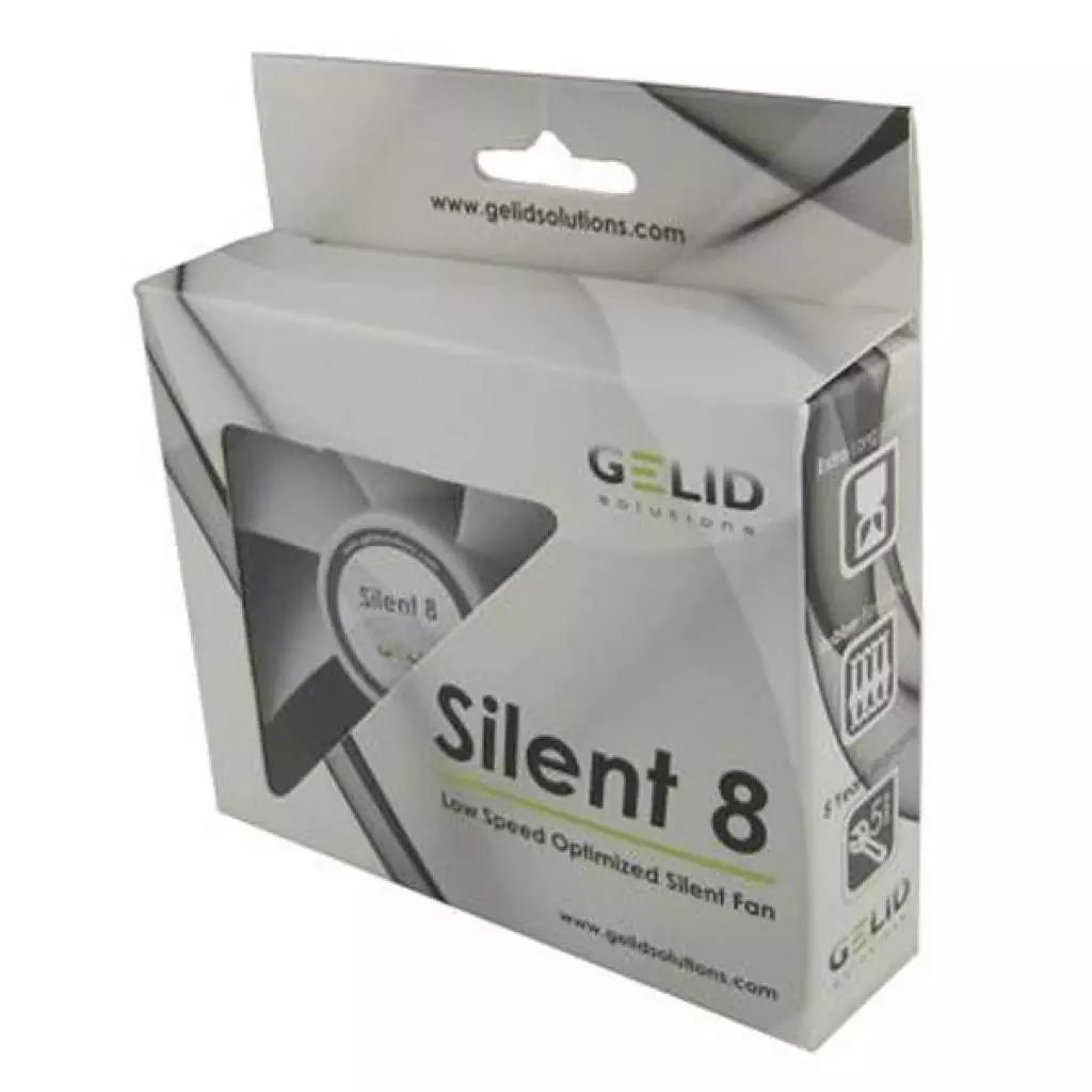 Кулер для корпуса Gelid Solutions Slient 8 (FN-SX08-16) - 1 Кулер для корпуса Gelid Solutions Slient 8 (FN-SX08-16) - 1