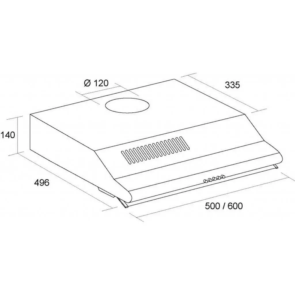 Вытяжка кухонная Borgio BHW 20-60 ivory - 1 Вытяжка кухонная Borgio BHW 20-60 ivory - 1