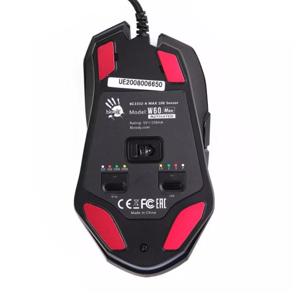 Мышка A4Tech Bloody W60 Max Stone black - 1