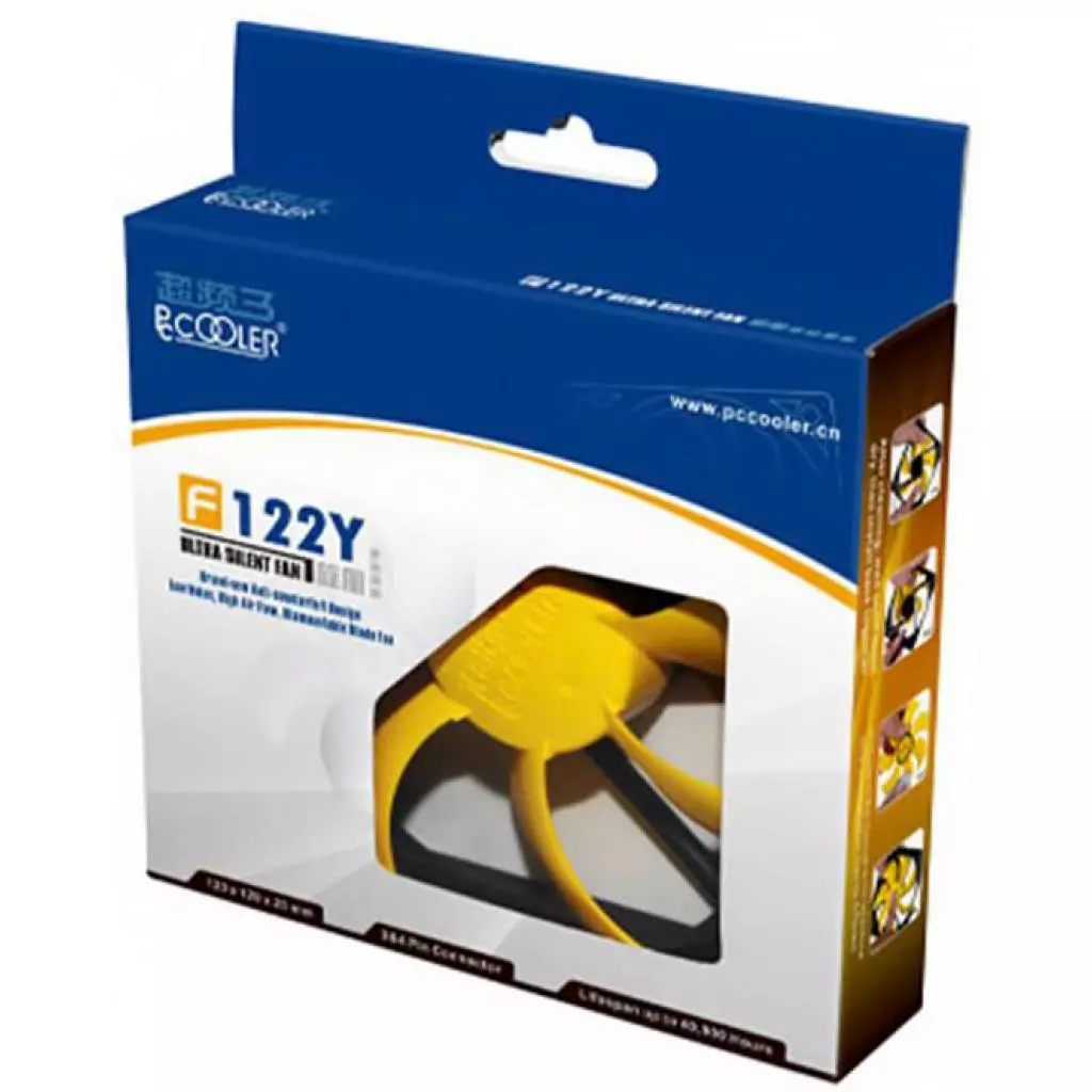 Кулер для корпуса PcСooler F122Y - 5 Кулер для корпуса PcСooler F122Y - 5