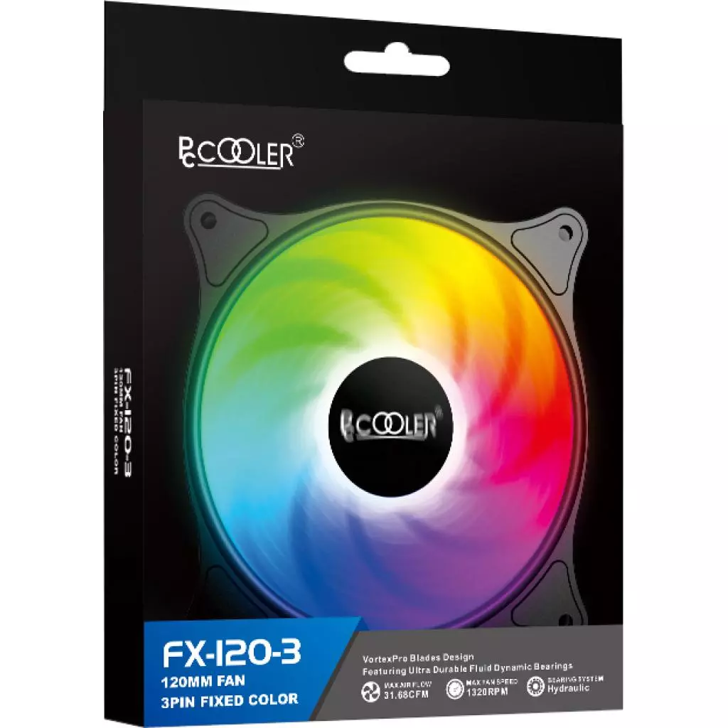 Кулер для корпуса PcСooler FX-120-3 - 6 Кулер для корпуса PcСooler FX-120-3 - 6