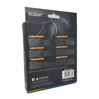 Кулер для корпуса PcСooler CORONA Dual Ring FRGB - 9 Кулер для корпуса PcСooler CORONA Dual Ring FRGB - 9