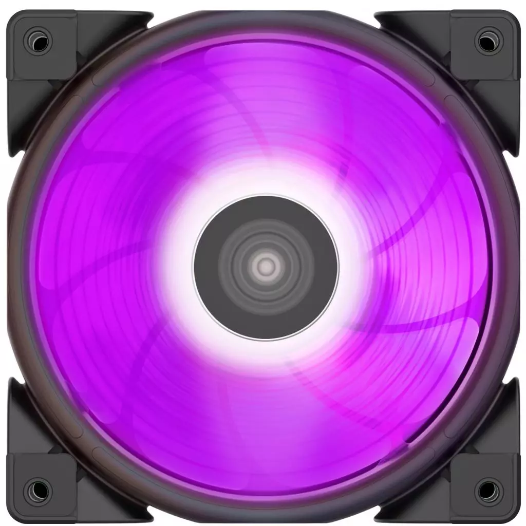 Кулер для корпуса PcСooler Halo RGB 120мм - 4 Кулер для корпуса PcСooler Halo RGB 120мм - 4