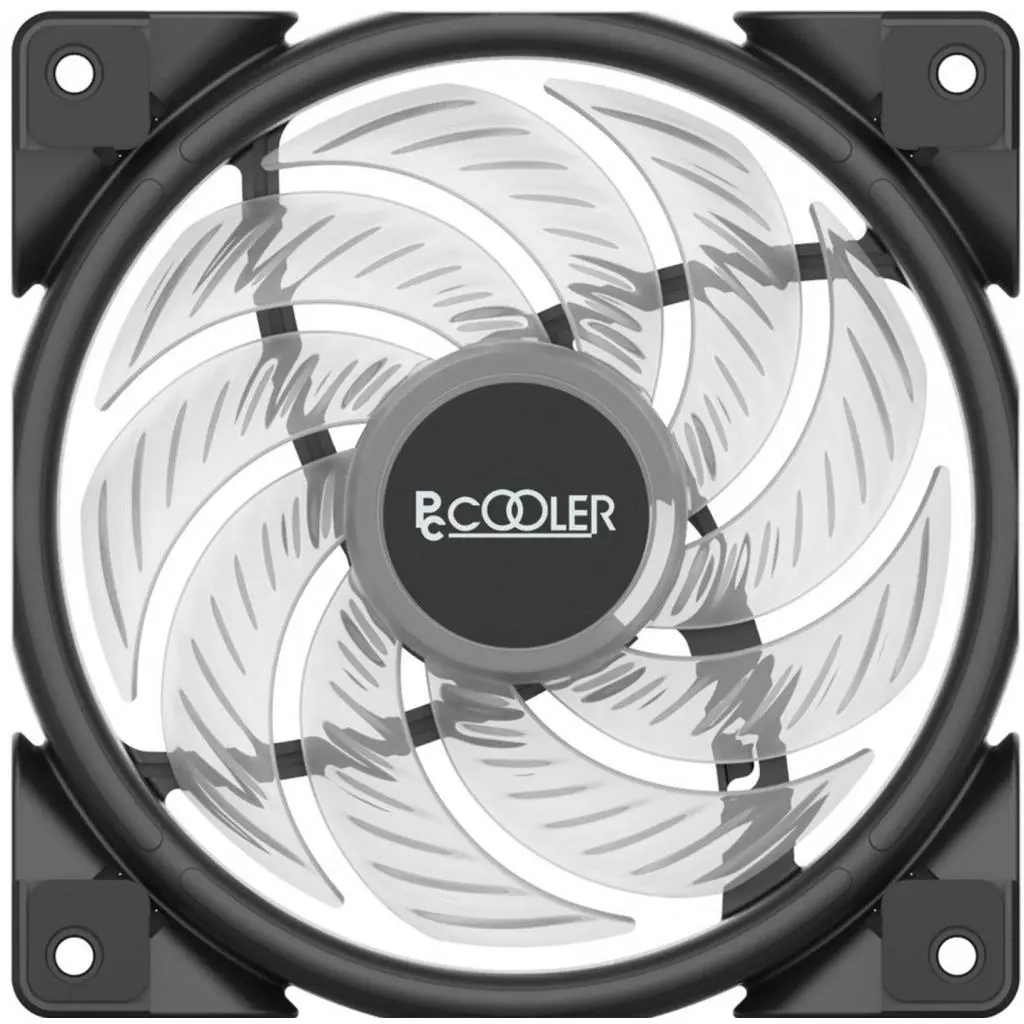 Кулер для корпуса PcСooler Halo RGB 120мм - 9 Кулер для корпуса PcСooler Halo RGB 120мм - 9