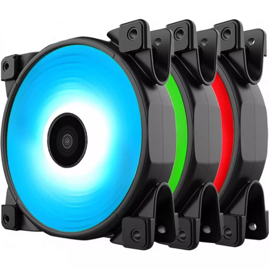 Кулер для корпуса PcСooler HALO 3-in-1 RGB KIT - 1 Кулер для корпуса PcСooler HALO 3-in-1 RGB KIT - 1