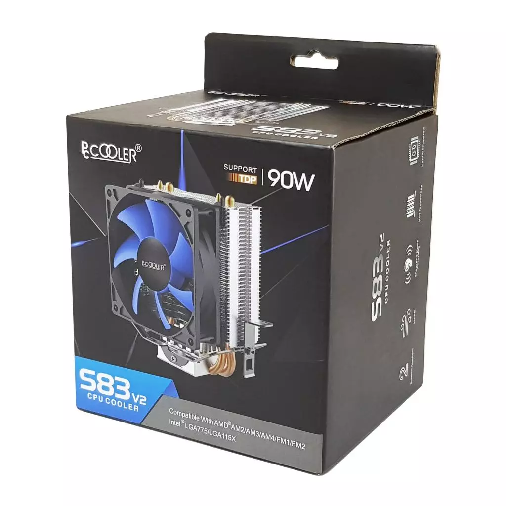 Кулер для процессора PcСooler S83 V2 - 8 Кулер для процессора PcСooler S83 V2 - 8