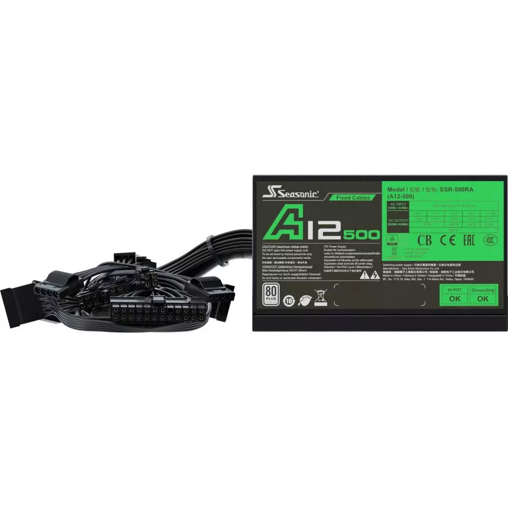 Блок питания Seasonic 500W A12-500 (SSR-500RA) - 2 Блок питания Seasonic 500W A12-500 (SSR-500RA) - 2
