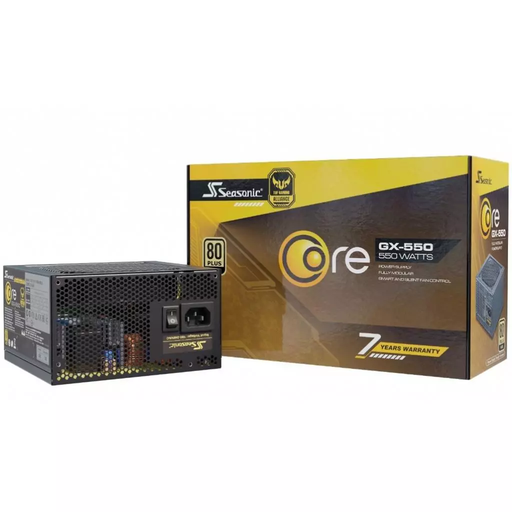 Блок питания Seasonic 550W CORE GX-550 GOLD (SSR-550LX) - 7 Блок питания Seasonic 550W CORE GX-550 GOLD (SSR-550LX) - 7