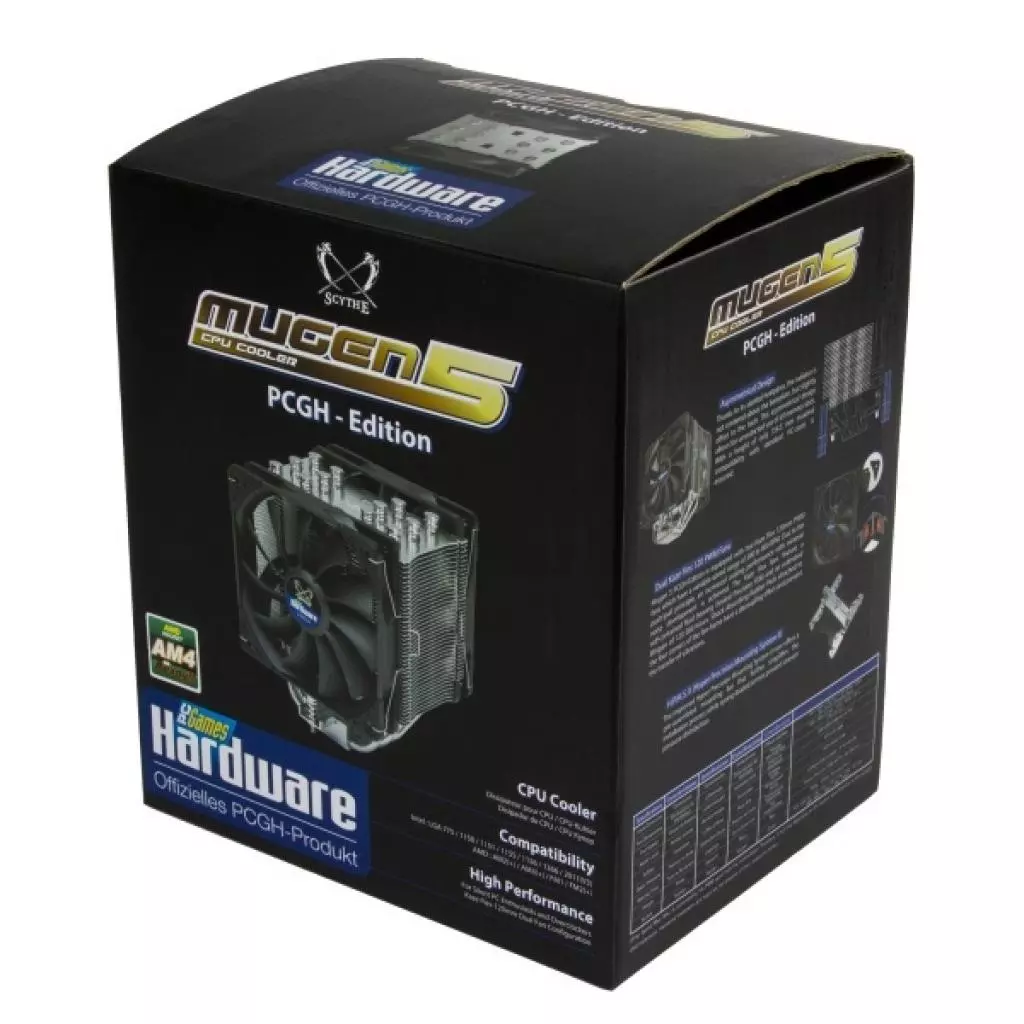 Кулер для процессора Scythe Mugen 5 PCGH Edition (SCMG-5PCGH) - 10 Кулер для процессора Scythe Mugen 5 PCGH Edition (SCMG-5PCGH) - 10