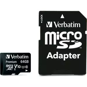 Карта памяти Verbatim 64GB microSDXC class 10 UHS-I PRO+ (MDAVR-92/G)
