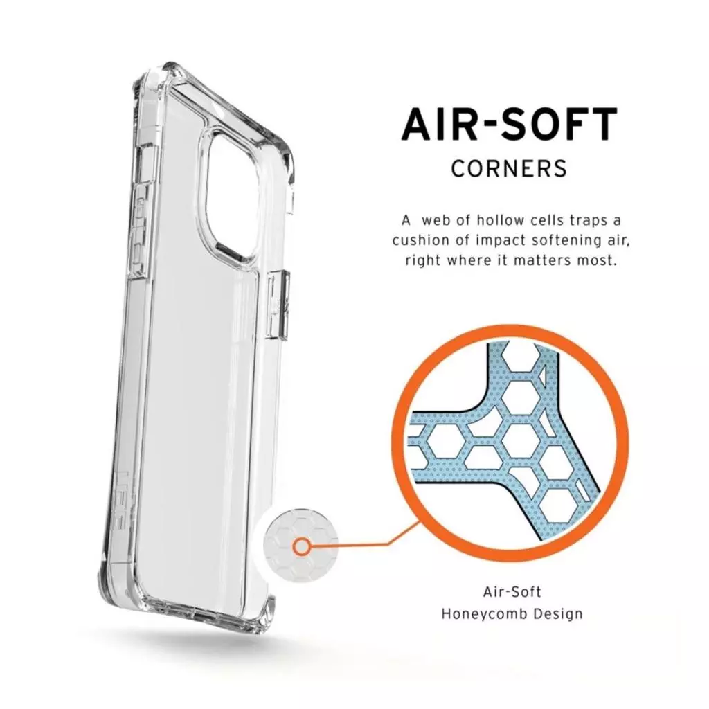 Чехол для моб. телефона Uag Apple iPhone 12 / 12 Pro Plyo Crystal, Crystal Clear (112352174343) - 7 Чехол для моб. телефона Uag Apple iPhone 12 / 12 Pro Plyo Crystal, Crystal Clear (112352174343) - 7