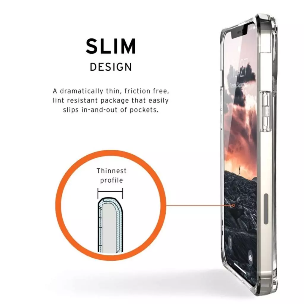 Чехол для моб. телефона Uag Apple iPhone 12 / 12 Pro Plyo Crystal, Crystal Clear (112352174343) - 8 Чехол для моб. телефона Uag Apple iPhone 12 / 12 Pro Plyo Crystal, Crystal Clear (112352174343) - 8