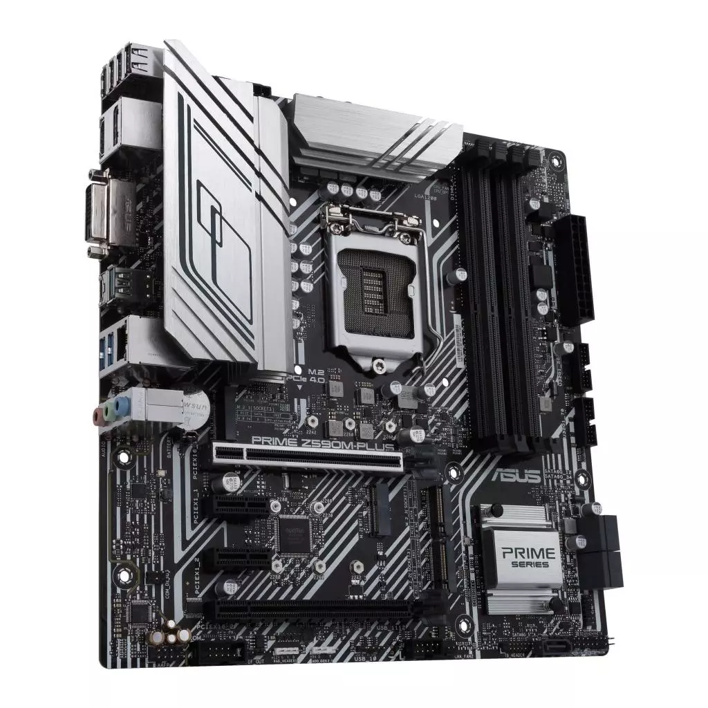Материнская плата ASUS PRIME Z590M-PLUS - 4 Материнская плата ASUS PRIME Z590M-PLUS - 4
