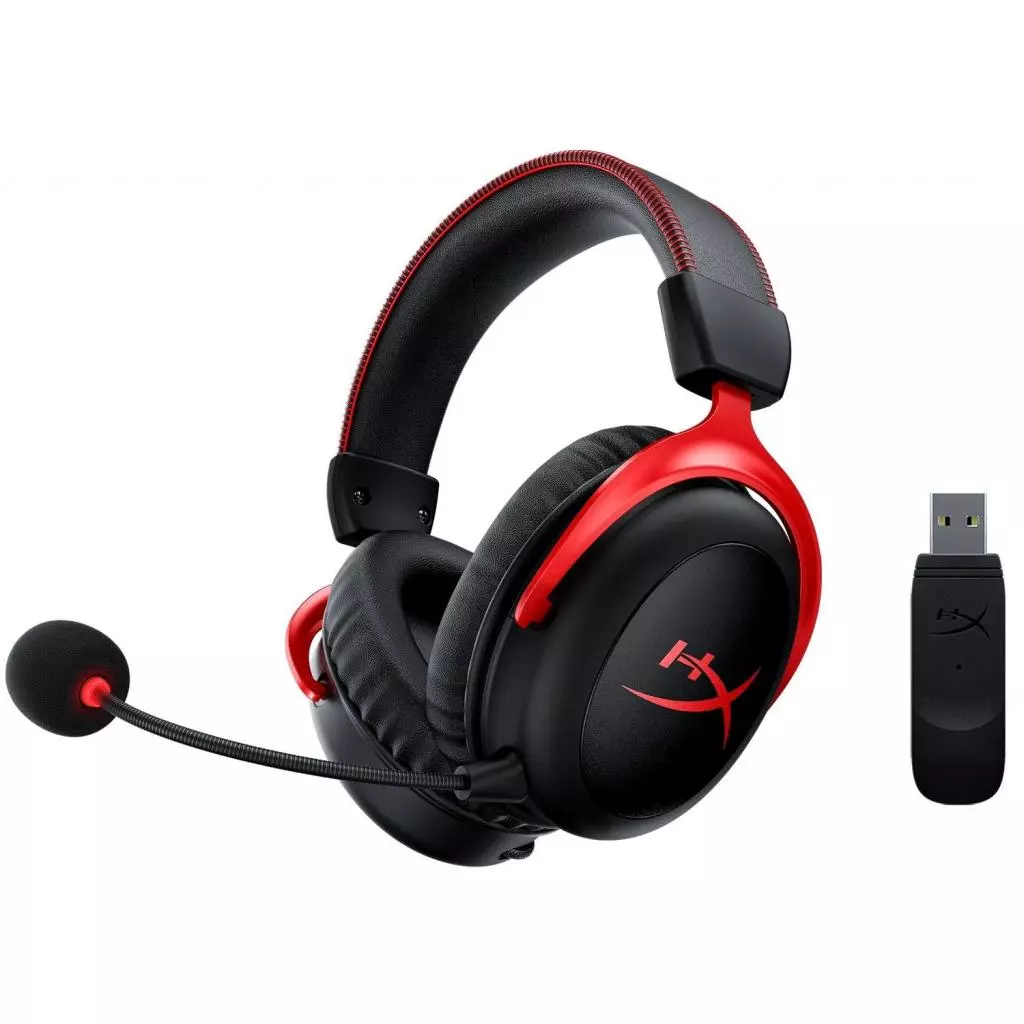 Наушники HyperX Cloud II Wireless Black-red (HHSC2X-BA-RD/G) - 5 Наушники HyperX Cloud II Wireless Black-red (HHSC2X-BA-RD/G) - 5
