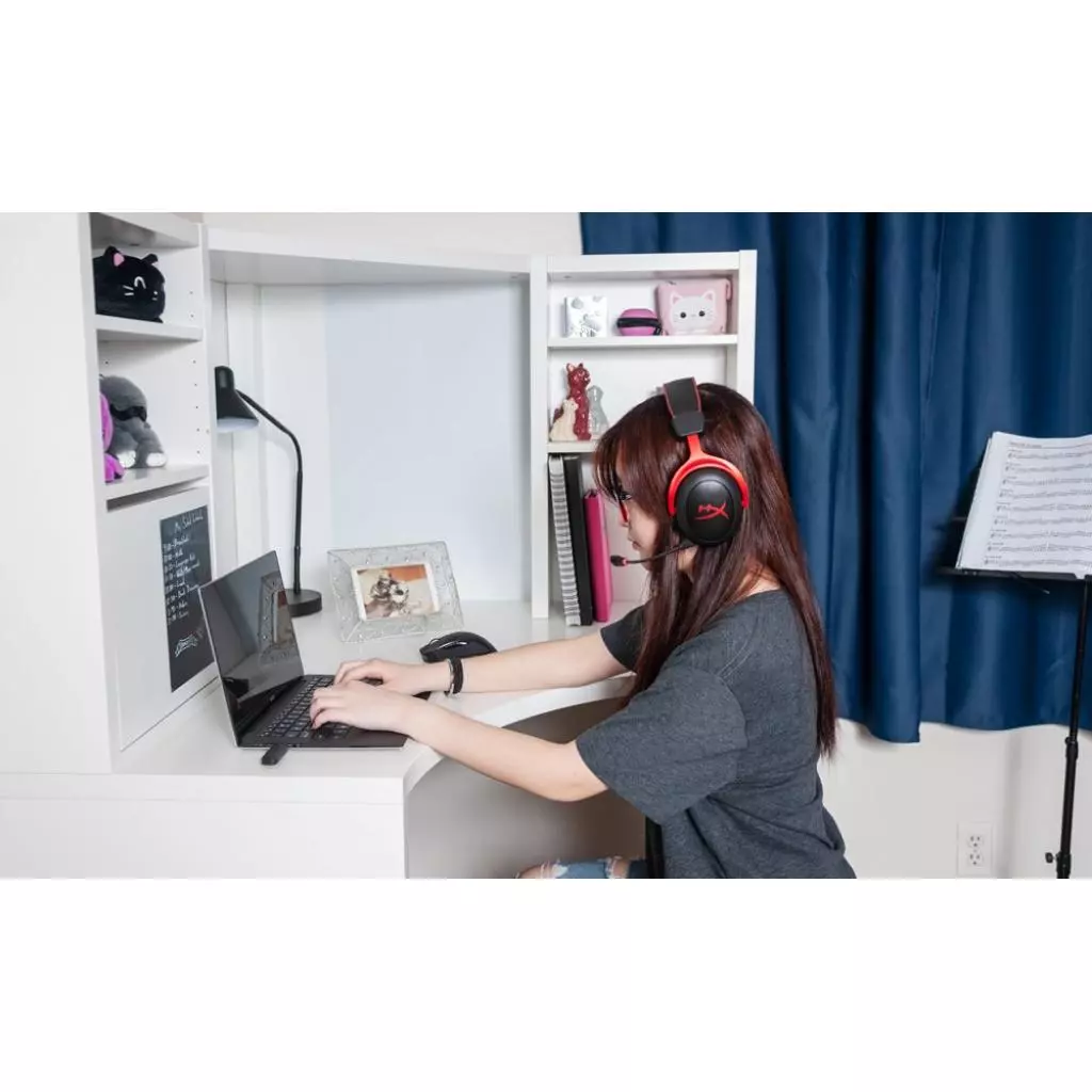 Наушники HyperX Cloud II Wireless Black-red (HHSC2X-BA-RD/G) - 11 Наушники HyperX Cloud II Wireless Black-red (HHSC2X-BA-RD/G) - 11