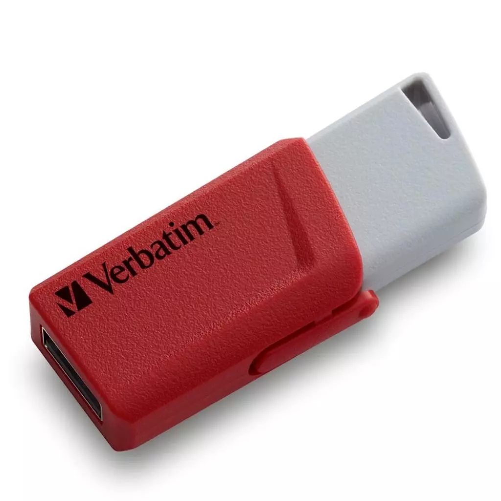 USB флеш накопитель Verbatim 2x32GB Store 'n' Click Red/Blue USB 3.2 (49308) - 5 USB флеш накопитель Verbatim 2x32GB Store 'n' Click Red/Blue USB 3.2 (49308) - 5