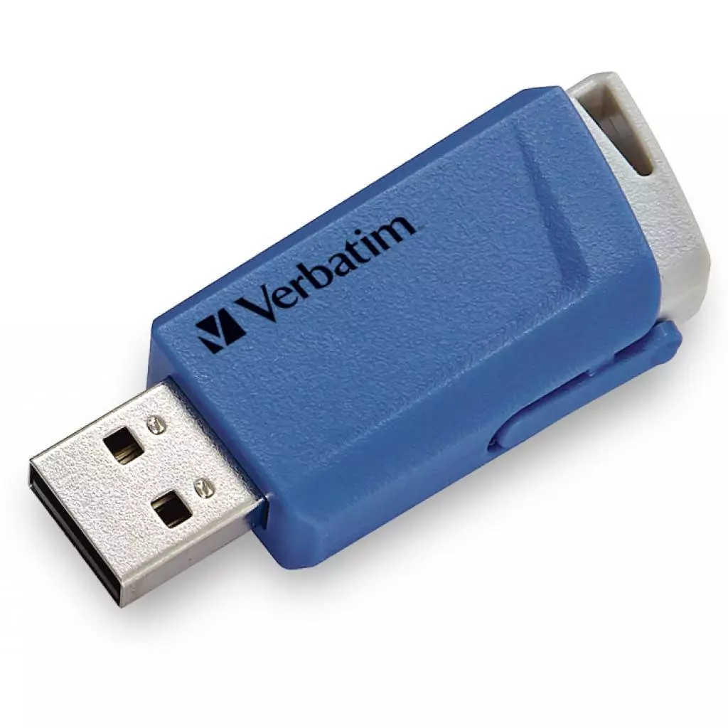 USB флеш накопитель Verbatim 2x32GB Store 'n' Click Red/Blue USB 3.2 (49308) - 8 USB флеш накопитель Verbatim 2x32GB Store 'n' Click Red/Blue USB 3.2 (49308) - 8