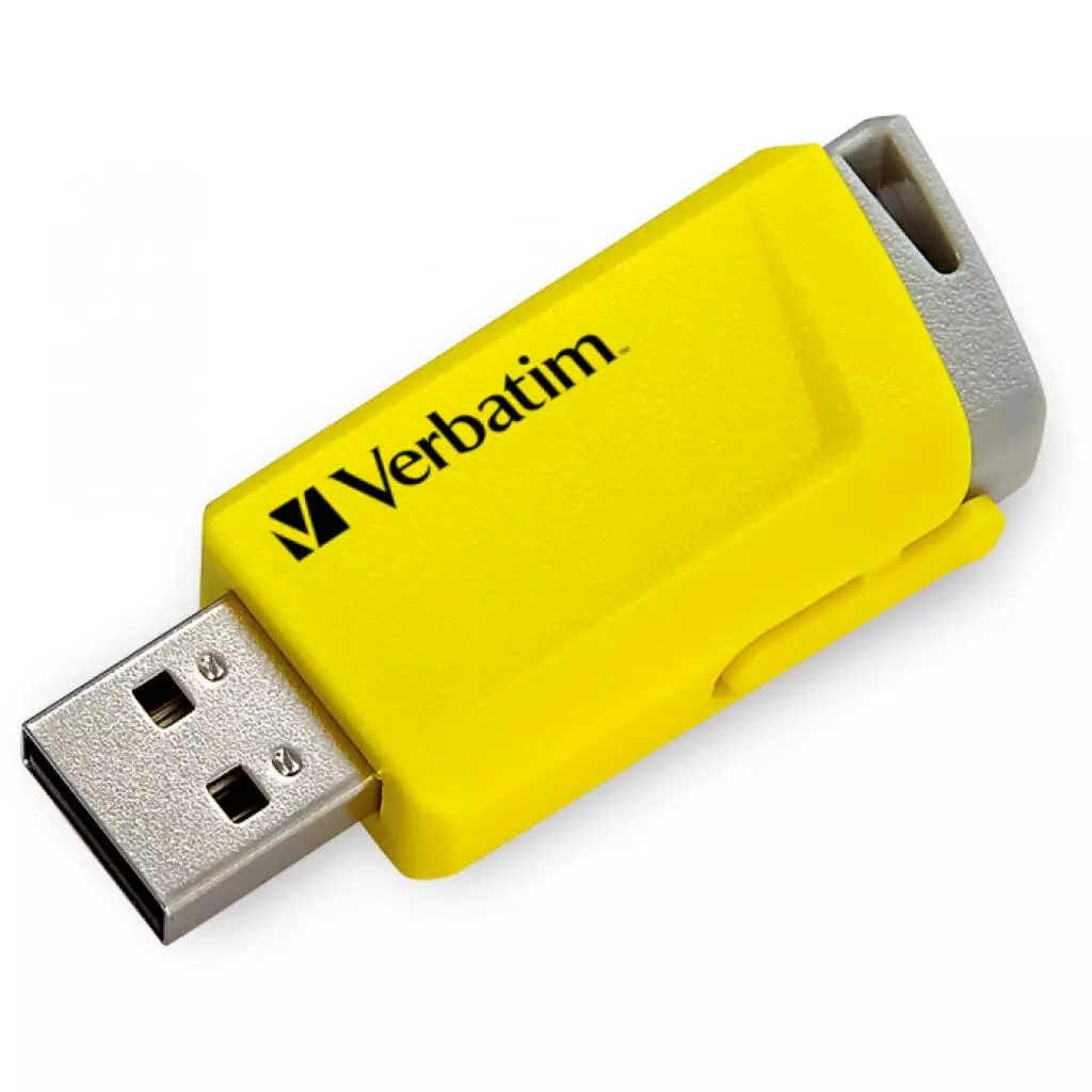 USB флеш накопитель Verbatim 3x16GB Store 'n' Click Red/Blue/Yellow USB 3.2 (49306) - 1 USB флеш накопитель Verbatim 3x16GB Store 'n' Click Red/Blue/Yellow USB 3.2 (49306) - 1