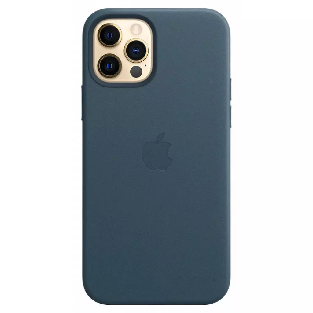 Чехол для моб. телефона Apple iPhone 12 Pro Max Leather Case with MagSafe - Baltic Blue (MHKK3ZM/A) - 1