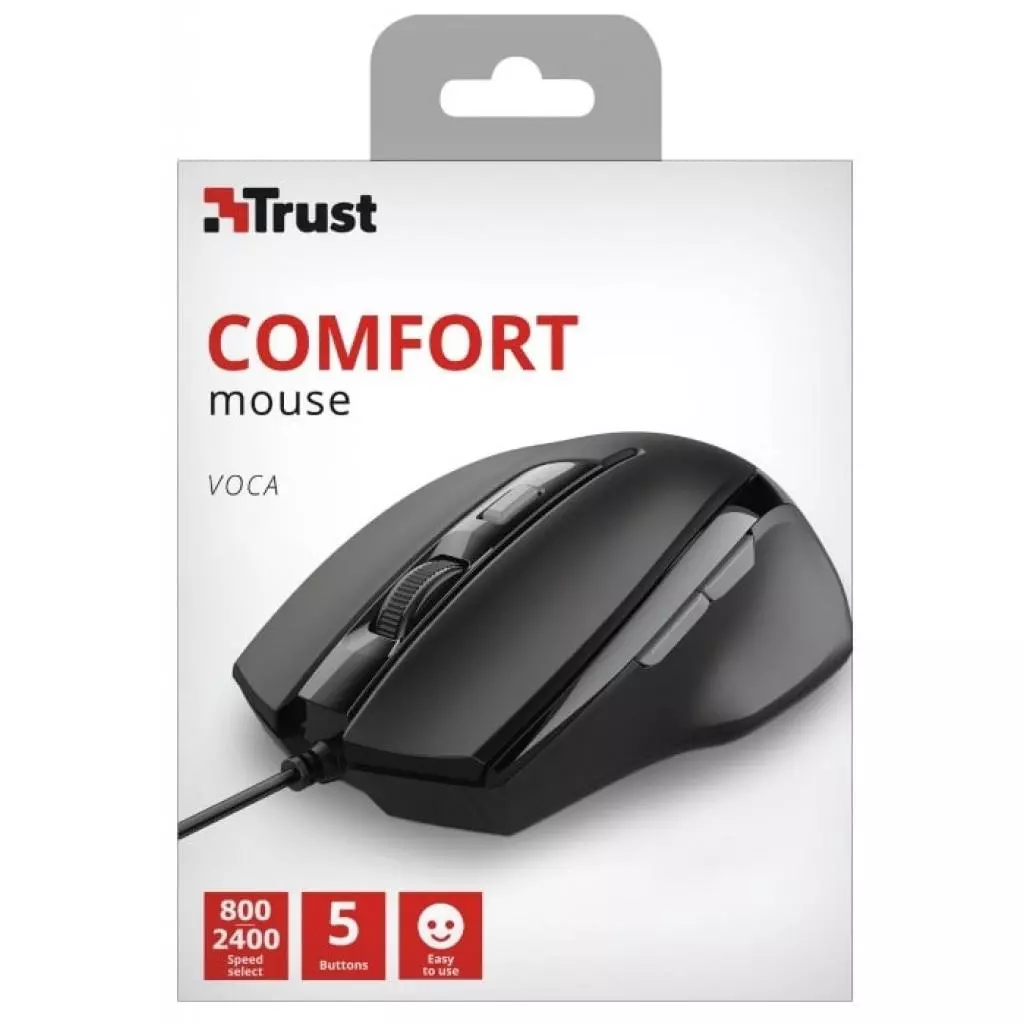 Мышка Trust Voca USB Black (23650) - 5
