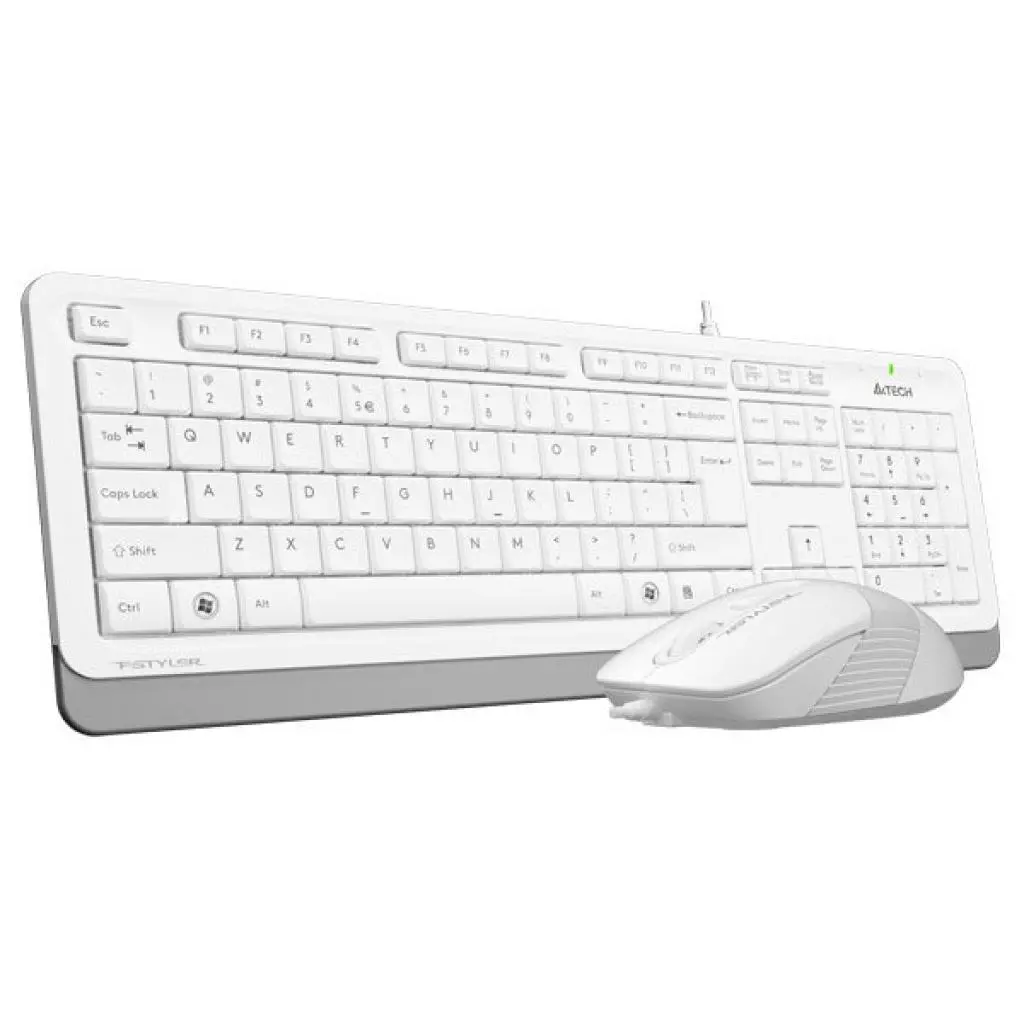 Комплект A4Tech F1010 White - 1 Комплект A4Tech F1010 White - 1