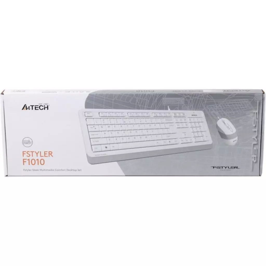 Комплект A4Tech F1010 White - 5 Комплект A4Tech F1010 White - 5