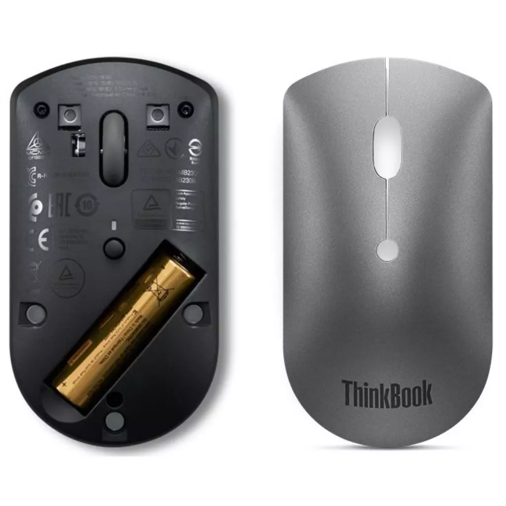 Мышка Lenovo ThinkBook Bluetooth Silent Mouse (4Y50X88824) - 3 Мышка Lenovo ThinkBook Bluetooth Silent Mouse (4Y50X88824) - 3