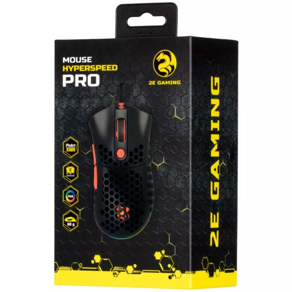 Мышка 2E HyperSpeed Pro RGB Black (2E-MGHSPR-BK) - 5 Мышка 2E HyperSpeed Pro RGB Black (2E-MGHSPR-BK) - 5