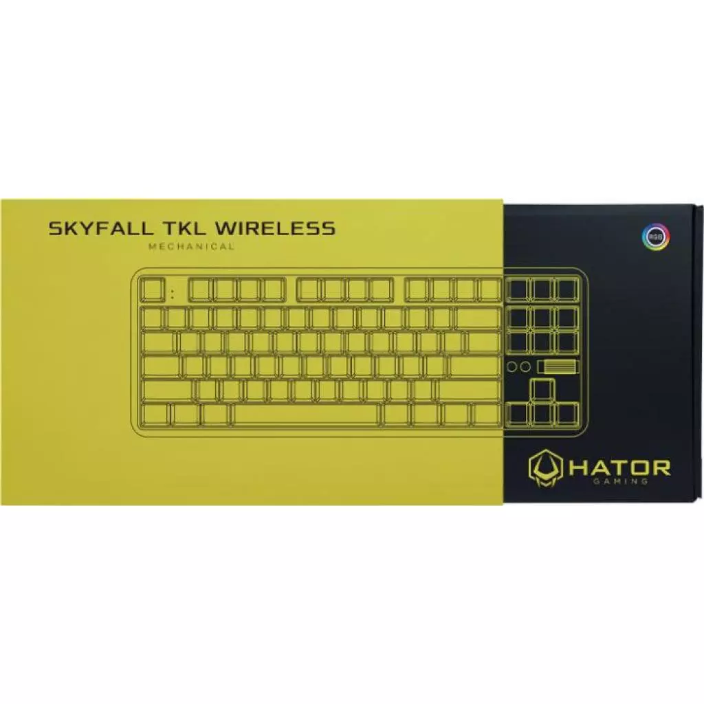 Клавиатура Hator Skyfall TKL USB/Bluetooth (HTK-660) - 7 Клавиатура Hator Skyfall TKL USB/Bluetooth (HTK-660) - 7