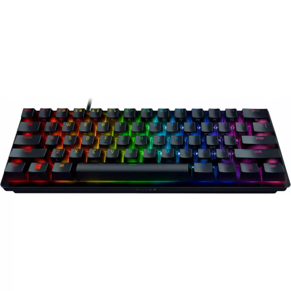 Клавиатура Razer Huntsman Mini Purple Switch RU USB (RZ03-03391500-R3R1) - 3 Клавиатура Razer Huntsman Mini Purple Switch RU USB (RZ03-03391500-R3R1) - 3