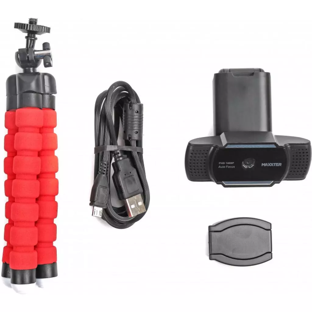 Веб-камера Maxxter FullHD 1920x1080 (WC-FHD-AF-01) - 6 Веб-камера Maxxter FullHD 1920x1080 (WC-FHD-AF-01) - 6