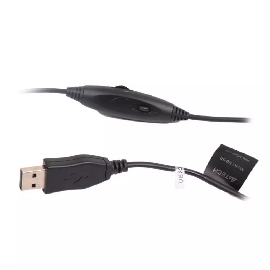 Наушники A4Tech HU-50 USB Black - 5 Наушники A4Tech HU-50 USB Black - 5