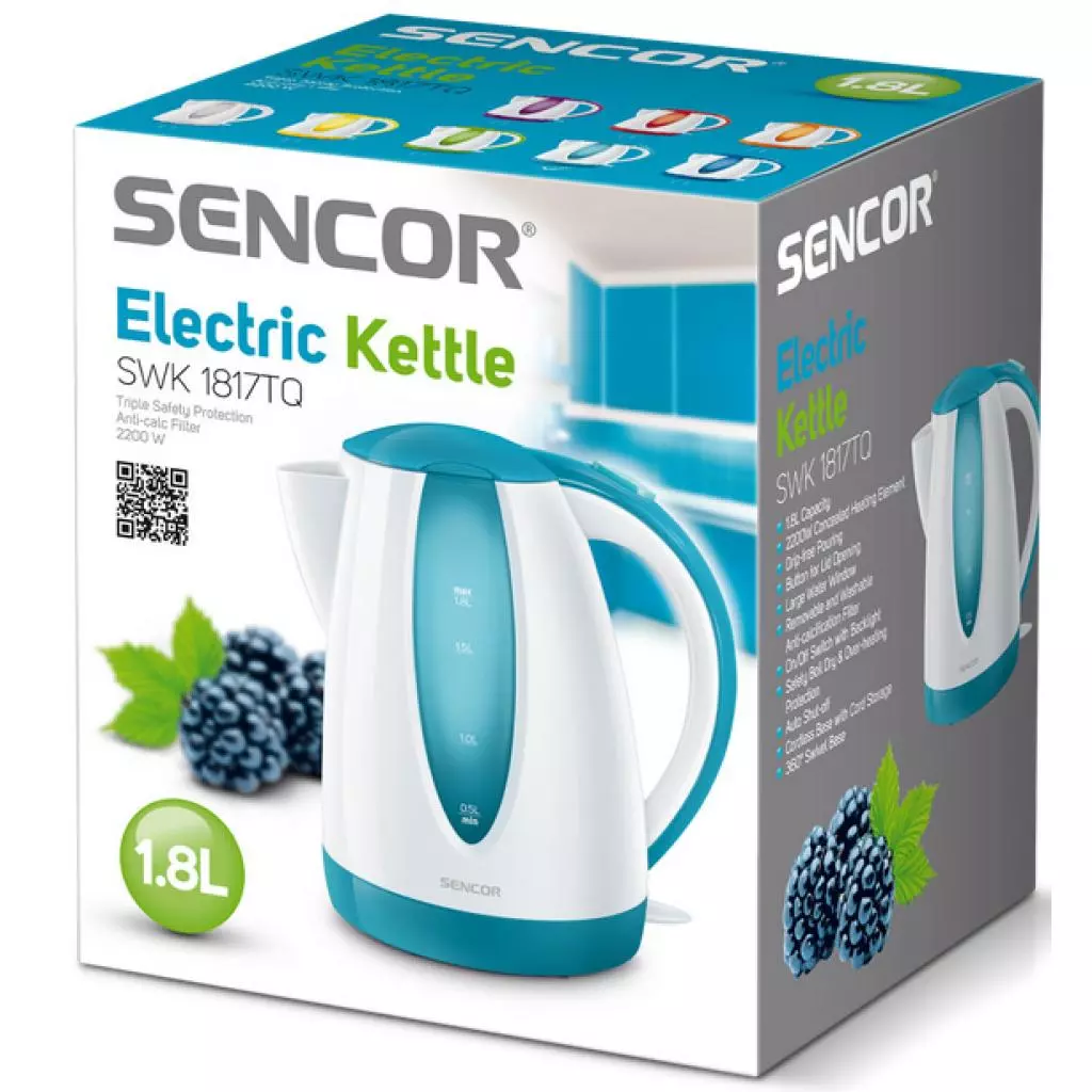Электрочайник Sencor SWK 1817 TQ (SWK1817TQ) - 1 Электрочайник Sencor SWK 1817 TQ (SWK1817TQ) - 1