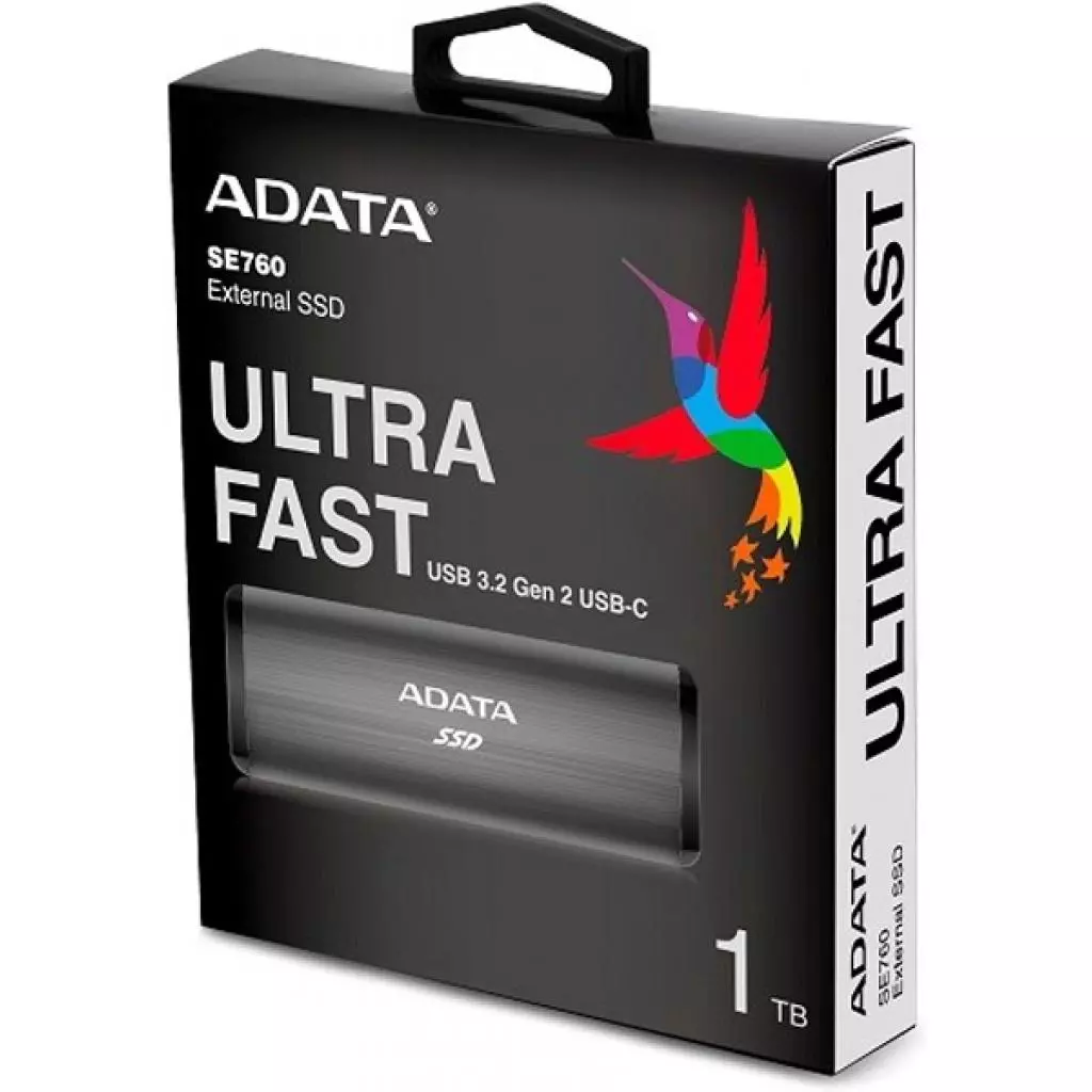 Накопитель SSD USB 3.2 1TB ADATA (ASE760-1TU32G2-CTI) - 5