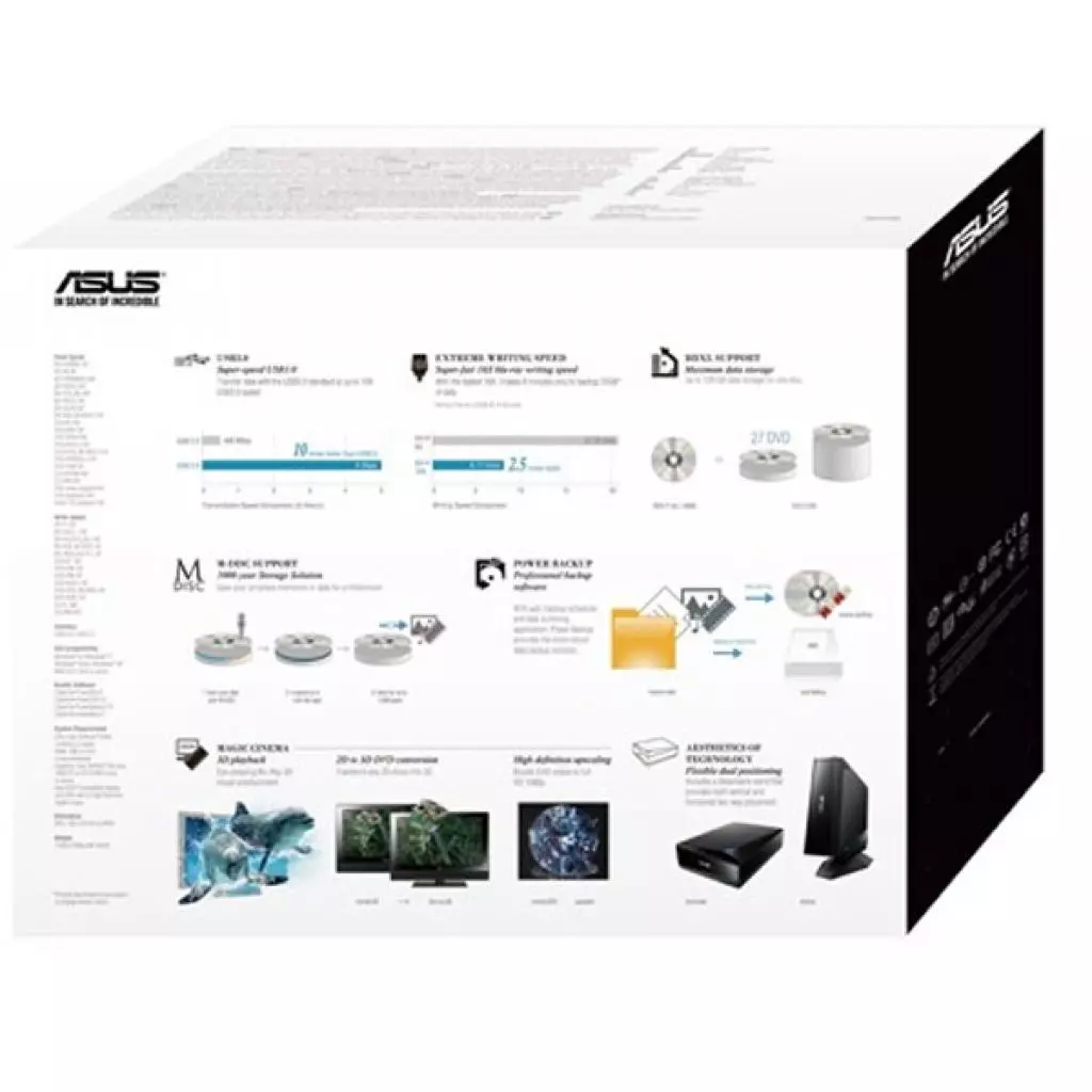Оптический привод Blu-Ray ASUS BW-16D1H-U PRO/BLK/G/AS - 2 Оптический привод Blu-Ray ASUS BW-16D1H-U PRO/BLK/G/AS - 2