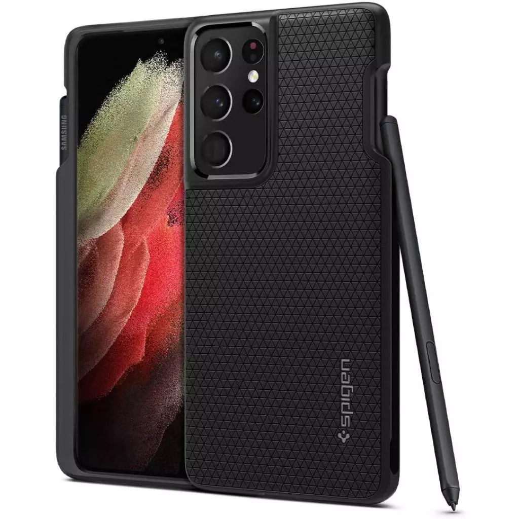Чехол для моб. телефона Spigen Samsung Galaxy S21 Ultra Liquid Air(Pencil Edition), Matte B (ACS02831) - 4 Чехол для моб. телефона Spigen Samsung Galaxy S21 Ultra Liquid Air(Pencil Edition), Matte B (ACS02831) - 4