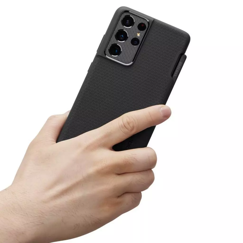 Чехол для моб. телефона Spigen Samsung Galaxy S21 Ultra Liquid Air(Pencil Edition), Matte B (ACS02831) - 6 Чехол для моб. телефона Spigen Samsung Galaxy S21 Ultra Liquid Air(Pencil Edition), Matte B (ACS02831) - 6