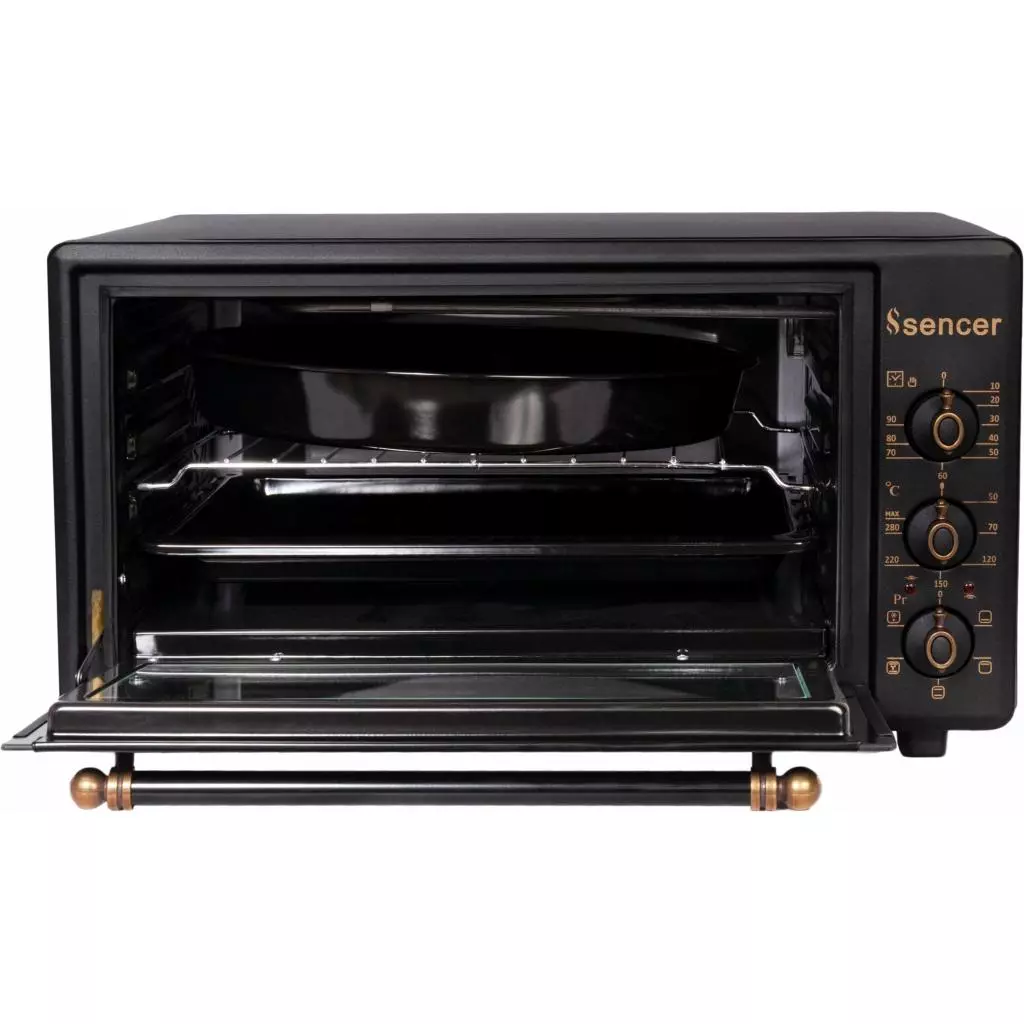 Электропечь Sencer MF 46E24/2 Matt Black Rustic - 2