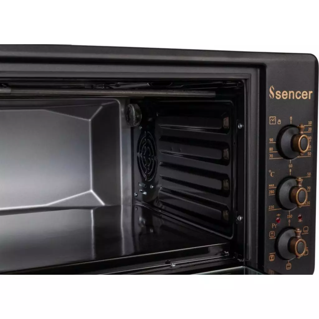 Электропечь Sencer MF 46E24/2 Matt Black Rustic - 5