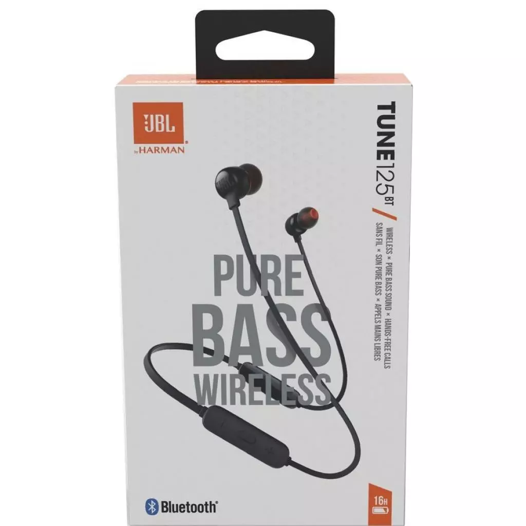 Наушники JBL Tune 125BT Black (JBLT125BTBLK) - 8 Наушники JBL Tune 125BT Black (JBLT125BTBLK) - 8